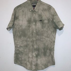 RVCA green tye-dye XL slim
